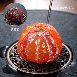 Tea pet color changing fruit tea from pet furnishings to boutique household tea table tea set tea pet tea ceremony furnishings acacuss