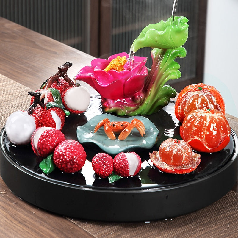 Tea pet color changing fruit tea from pet furnishings to boutique household tea table tea set tea pet tea ceremony furnishings acacuss