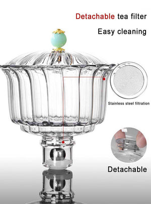 ACACUSS Loose leaf tea infuser for Herbal TEA Best tea Lover Gift | Fish tea infuser Organic Tea Gift Box with tea strainer - ACACUSS