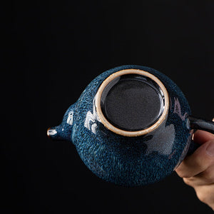 Teapot Single Pot Ceramic Handmade Single Tea Set - acacuss