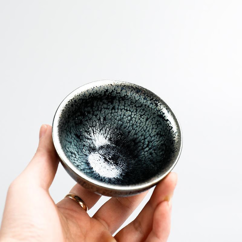 Tenmoku tea cup acacuss