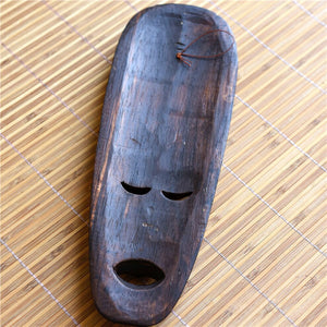 Thailand Woodcarving Mask Vintage Wall Decoration Gate Pendant Wall Decor For Bar Inn Southeast Asian Style Home Accessorie acacuss