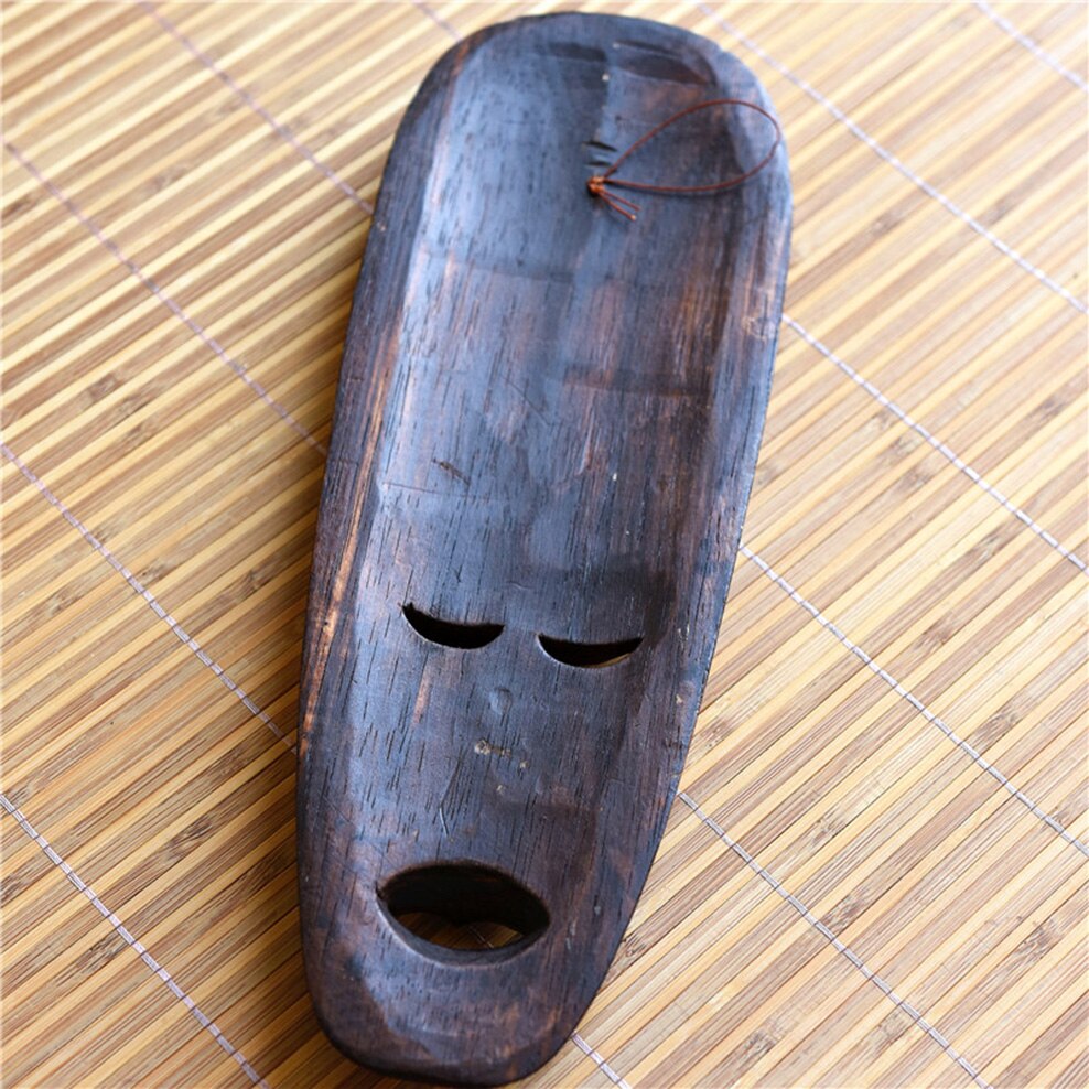 Thailand Woodcarving Mask Vintage Wall Decoration Gate Pendant Wall Decor For Bar Inn Southeast Asian Style Home Accessorie acacuss