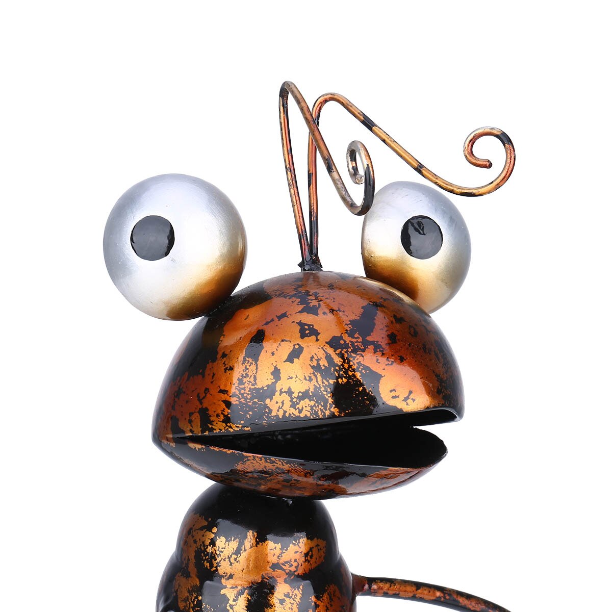 Tooarts 13inch Ant garden decor Iron garden decoration outdoor With Removable Bucket Succulent Flower Pot Trinket Storage acacuss
