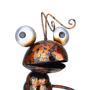 Tooarts 13inch Ant garden decor Iron garden decoration outdoor With Removable Bucket Succulent Flower Pot Trinket Storage acacuss