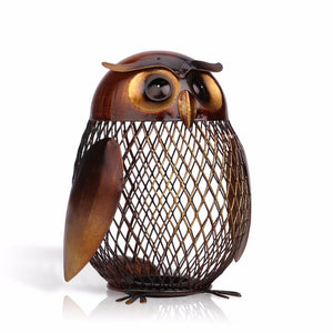 Tooarts Animal Figurines Money Box Handmade Practical Metal Craft Home Decor Modern Style Home Decoration Accessories Gift acacuss
