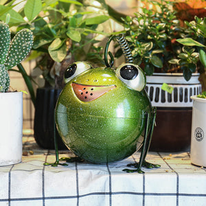 Tooarts Cartoon Frog Watering Pot Iron Animal Watering Can Metal Plants sprinkler for Fairy Home Garden Decoration Dropshipping acacuss