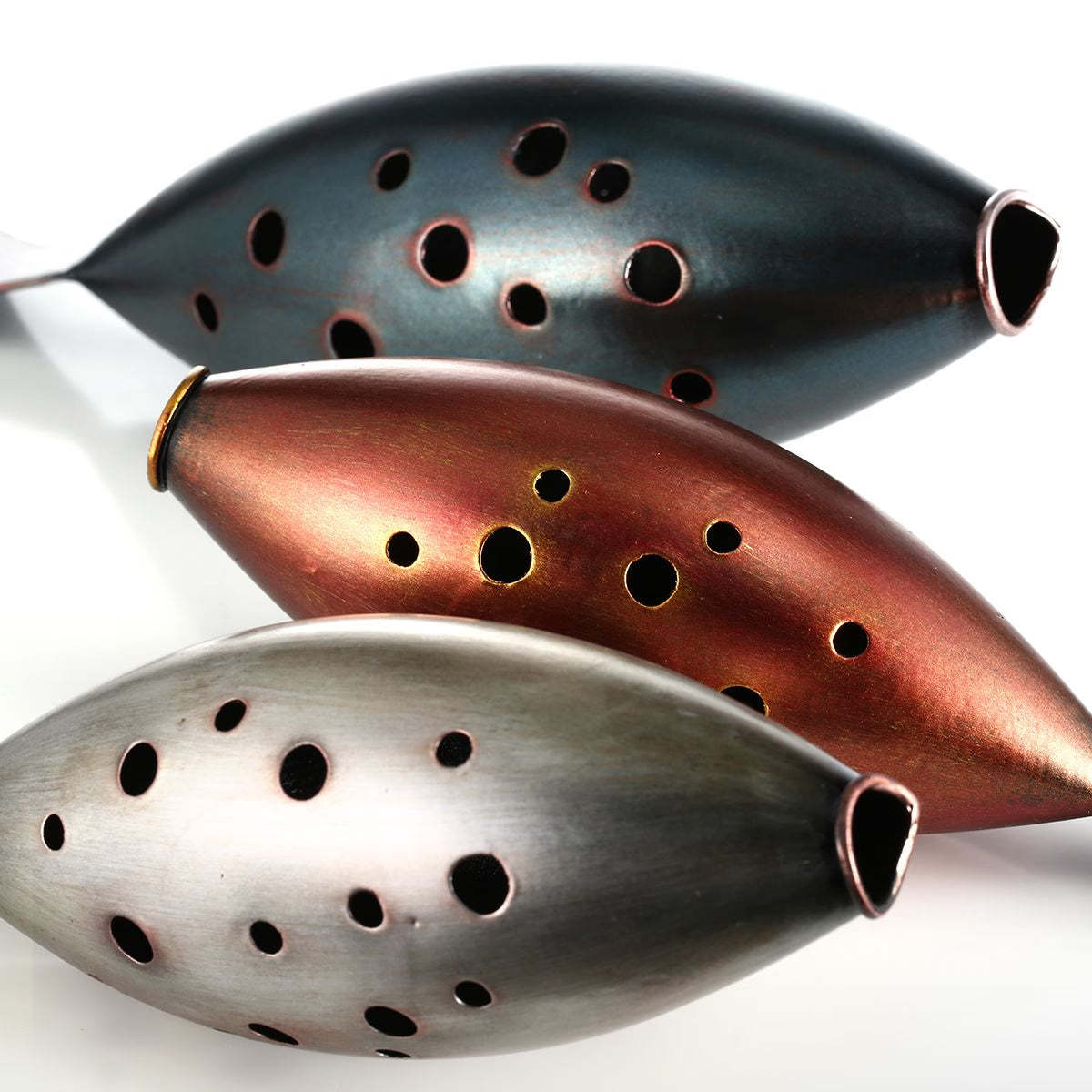 Tooarts Submarine Fish Figurine 3 Style Metal Figurine Post Modern Sculpture Art Fish Craft Gift Home Decoration Accessories acacuss