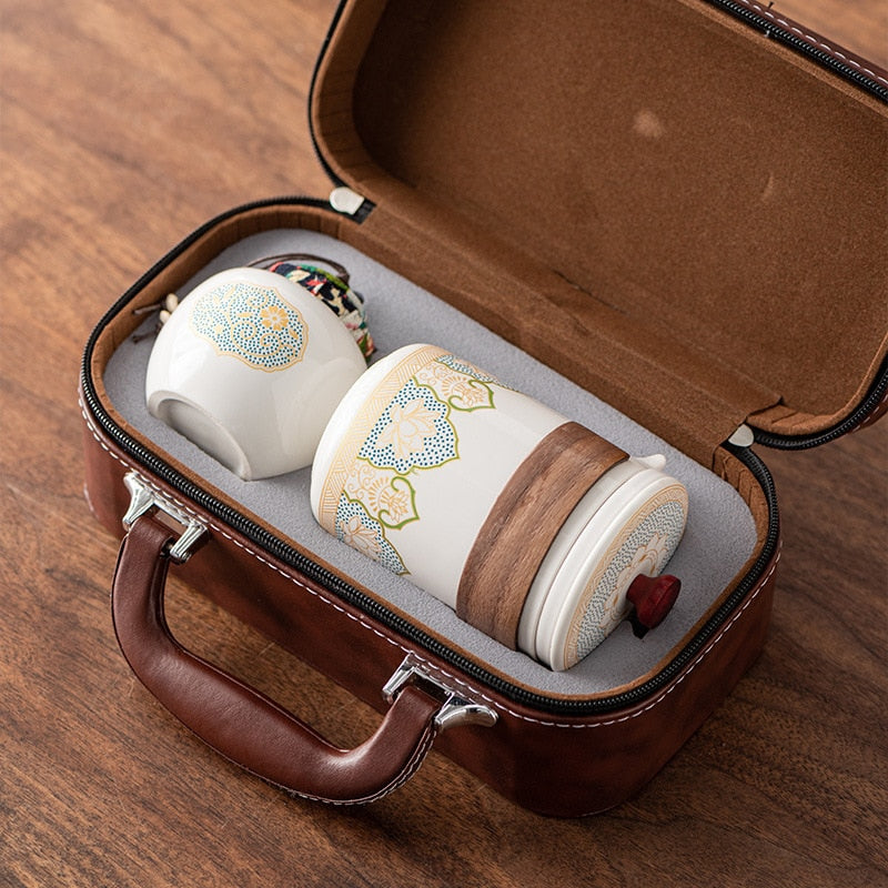 Travel Tea Set Portable Kung Fu Tea Set Wholesale Japanese Outdoor Quick Cup Festival Company Business Gifts acacuss