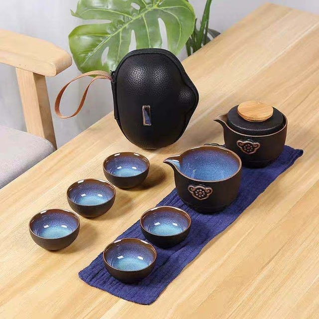 Travel Tea Set with Case - acacuss