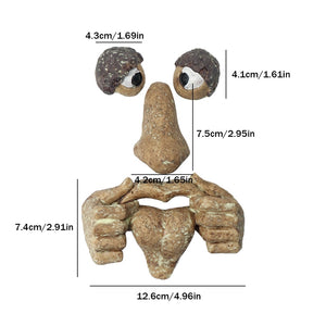 Tree Bark Face Halloween Outdoor Garden Statue Ghost Face Sculpture Decor Horror Tree Demon Decoration Haunted House acacuss