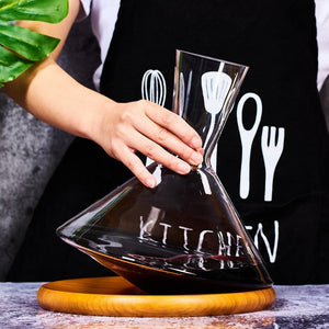 Tumbler Swing Red Wine Decanter Douyin Net Celebrity with The Same Type of Crystal Rotating Fast Decanter Personality Creativity acacuss