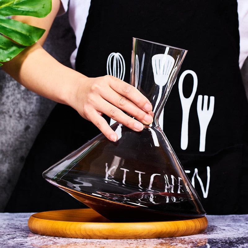 Tumbler Swing Red Wine Decanter Douyin Net Celebrity with The Same Type of Crystal Rotating Fast Decanter Personality Creativity acacuss