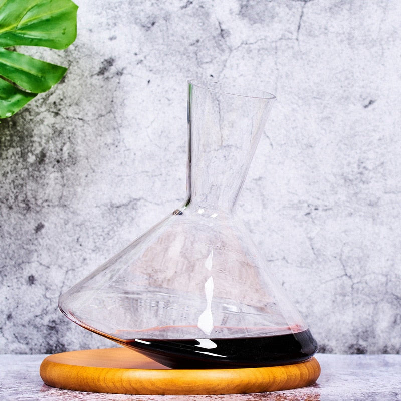 Tumbler Swing Red Wine Decanter Douyin Net Celebrity with The Same Type of Crystal Rotating Fast Decanter Personality Creativity acacuss