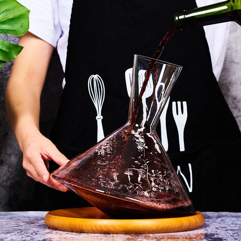 Tumbler Swing Red Wine Decanter Douyin Net Celebrity with The Same Type of Crystal Rotating Fast Decanter Personality Creativity acacuss