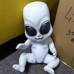 UFO Alien Kids Cute Statue Sculpture Big Size Large Halloween figures Decor for Home Desk Organizer Office Accessories Doll Gift acacuss