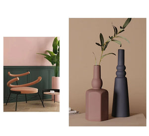 Unique Handmade Nordic Colorful vase for Bookshelf Home Decor or housewarming new home gift - ACACUSS