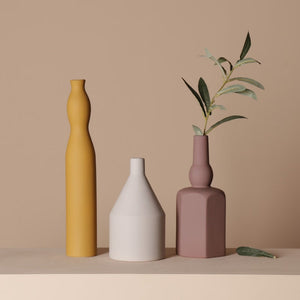Unique Handmade Nordic Colorful vase for Bookshelf Home Decor or housewarming new home gift - ACACUSS