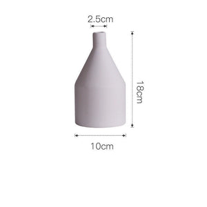 Unique Handmade Nordic Colorful vase for Bookshelf Home Decor or housewarming new home gift - ACACUSS