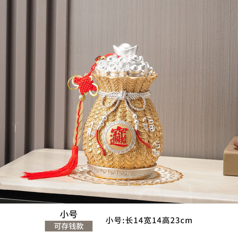 Unique Piggy Bank Chinese Cornucopan Resin Money Storage Jar Lucky Feng Shui Ornaments Ultra-large Capacity Only In But Not Out acacuss