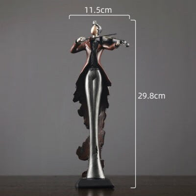 ACACUSS Unique bookshelf Decor Music Art Character Model Statue Creative Living Room Decoration Wine Cabinet Ornaments Figurine - ACACUSS