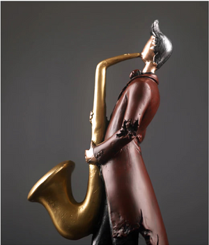 Unique bookshelf Decor Music Art Character Model Statue Creative Living Room Decoration Wine Cabinet Ornaments Figurine - acacuss