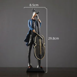 ACACUSS Unique bookshelf Decor Music Art Character Model Statue Creative Living Room Decoration Wine Cabinet Ornaments Figurine - ACACUSS