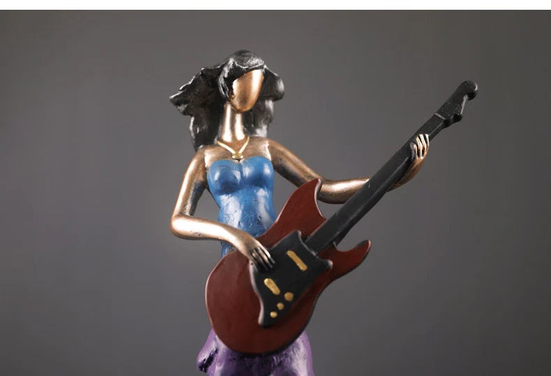 ACACUSS Unique bookshelf Decor Music Art Character Model Statue Creative Living Room Decoration Wine Cabinet Ornaments Figurine - ACACUSS