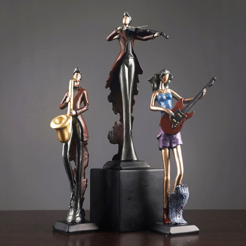 ACACUSS Unique bookshelf Decor Music Art Character Model Statue Creative Living Room Decoration Wine Cabinet Ornaments Figurine - ACACUSS