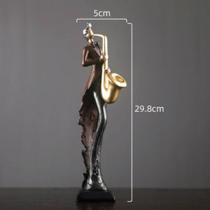 ACACUSS Unique bookshelf Decor Music Art Character Model Statue Creative Living Room Decoration Wine Cabinet Ornaments Figurine - ACACUSS