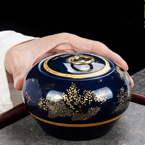 Urn Funeral Ashes For Human Cremation Pet Ashes Holder Keepsake Memory Pal Ashes Ceramic Urns Casket For Dog Cat Bird acacuss