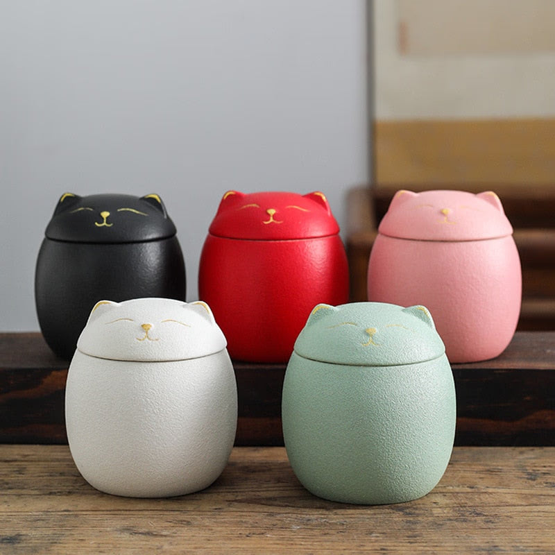 Urn for Pet Ashes- Cat Shape Memorial Cremation Urns-Handcrafted Black Decorative Urns for Funeral，Cat urn，Dog urn acacuss