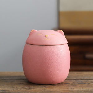 Urn for Pet Ashes- Cat Shape Memorial Cremation Urns-Handcrafted Black Decorative Urns for Funeral，Cat urn，Dog urn acacuss