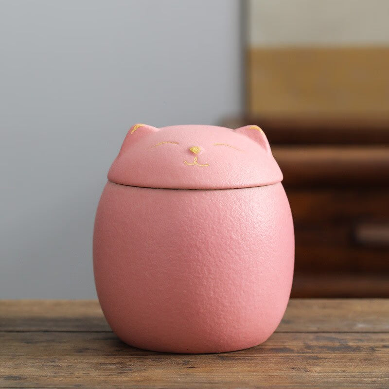 Urn for Pet Ashes- Cat Shape Memorial Cremation Urns-Handcrafted Black Decorative Urns for Funeral，Cat urn，Dog urn acacuss