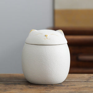 Urn for Pet Ashes- Cat Shape Memorial Cremation Urns-Handcrafted Black Decorative Urns for Funeral，Cat urn，Dog urn acacuss