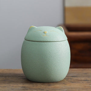 Urn for Pet Ashes- Cat Shape Memorial Cremation Urns-Handcrafted Black Decorative Urns for Funeral，Cat urn，Dog urn acacuss