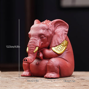 VILEAD Ceramic Bull Statue Animal Backflow Incense Burner Figurine Geometric Cattle Sculpture Home Office Desktop Decoration acacuss