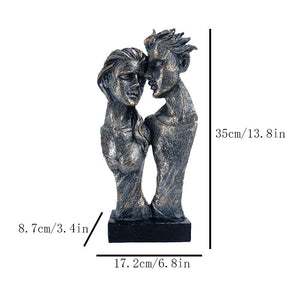 VILEAD Retro Resin Mask Statue Nordic Couple Face Statuette Home Interior Decor TV Cabinet Bookcase Office Decoration Craft Gift acacuss
