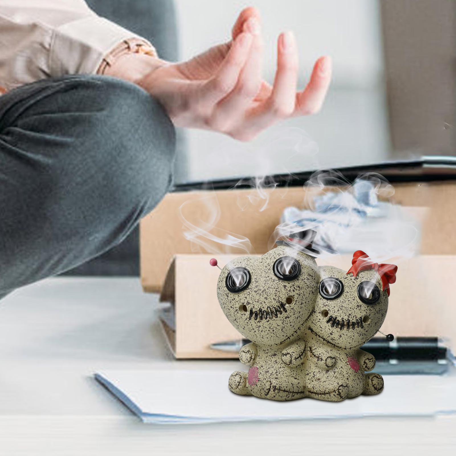 VOODOO Doll Incense Burner - acacuss