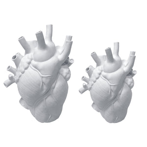 Vase Container Simulation Anatomical Heart-shaped Vase Dried Flower Pot Art Vase Human Statue Desktop Home Decoration Ornaments acacuss
