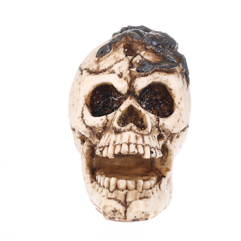 Vilead 9 Styles of Personalized Skulls Home Decoration Art Painting Supplies Halloween Props Skull Ornaments Fashion Bar Decor acacuss