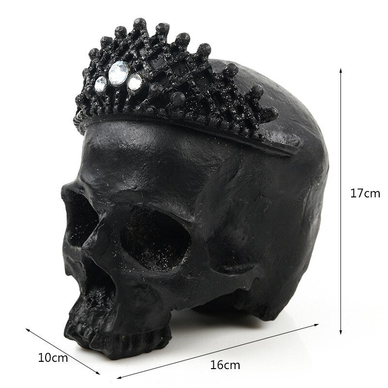 Vilead 9 Styles of Personalized Skulls Home Decoration Art Painting Supplies Halloween Props Skull Ornaments Fashion Bar Decor acacuss