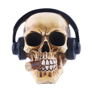 Vilead 9 Styles of Personalized Skulls Home Decoration Art Painting Supplies Halloween Props Skull Ornaments Fashion Bar Decor acacuss