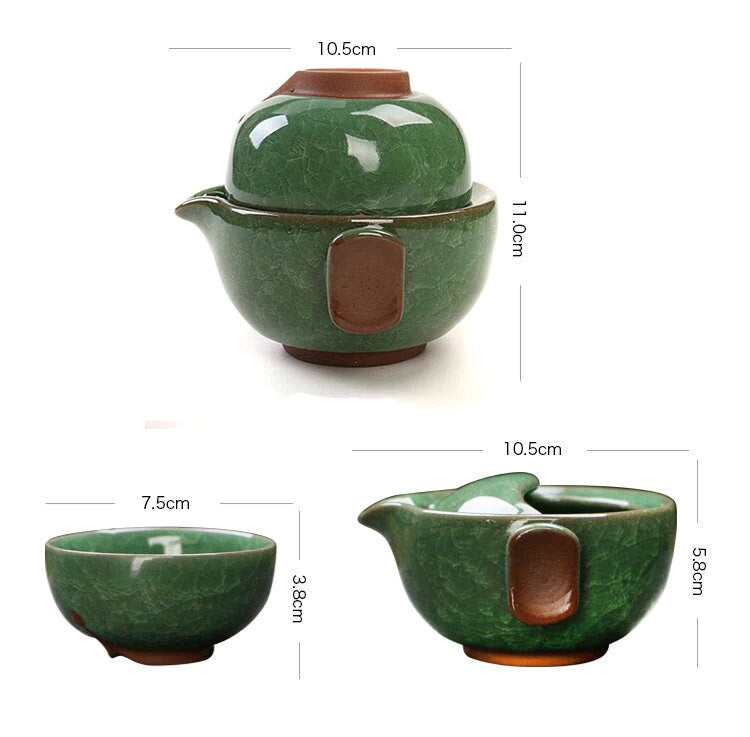 Vintage Ceramic Teapots Tea Cup Gaiwan - Ceramic Gaiwan Set kuai ke tea set - acacuss