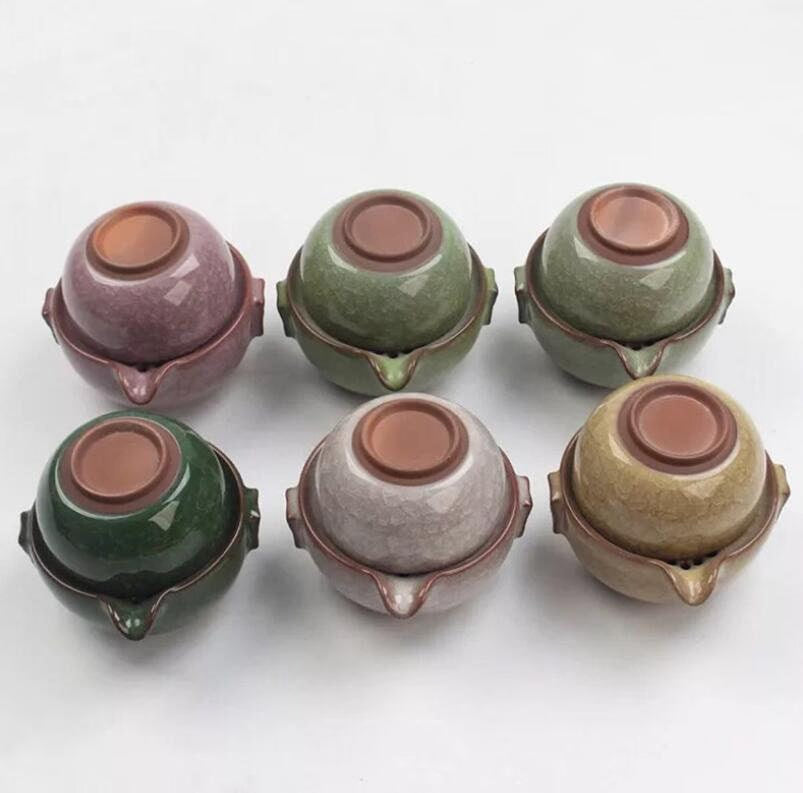 Vintage Ceramic Teapots Tea Cup Gaiwan - Ceramic Gaiwan Set kuai ke tea set - acacuss
