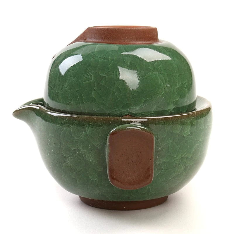Vintage Ceramic Teapots Tea Cup Gaiwan - Ceramic Gaiwan Set kuai ke tea set - acacuss