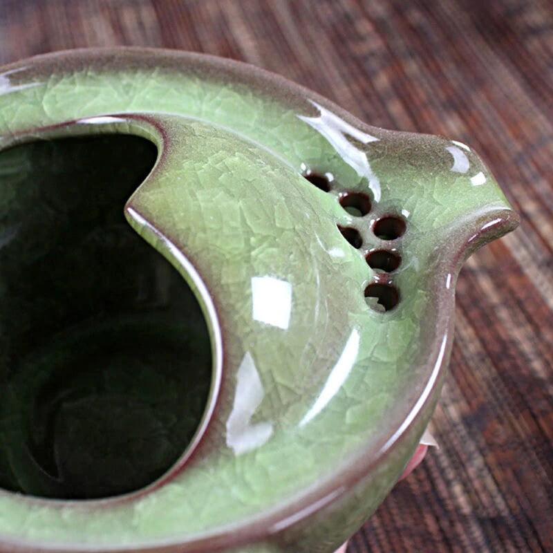 Vintage Ceramic Teapots Tea Cup Gaiwan - Ceramic Gaiwan Set kuai ke tea set - acacuss