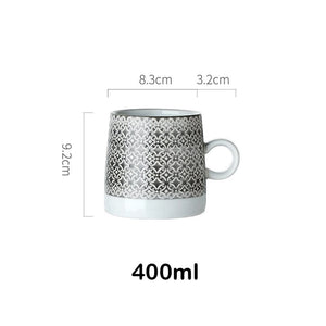 Vintage Japanese Pottery Mugs Underglaze Ceramic Breakfast Coffee Milk Tea Cereal Cup Bowl Kitchen Home Decor Handmade Tableware acacuss
