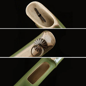 Wall Hanging Bamboo Vase Creative Minimalist Ceramic Dried Flowers Arrangement Hydroponic Vase Living Room Mesa Home Decorating acacuss