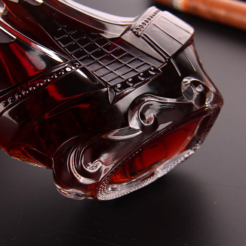 Whiskey Decanter Whiskey Bottle With lid Glass Wine Beer Containers Glass Bottle Glass Cup Home Bar Tools Decoration acacuss